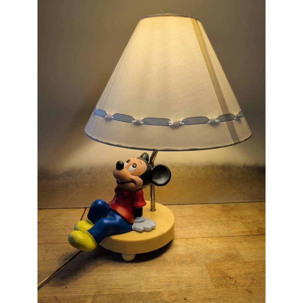 Vintage Underwriters Laboratories Mickey Mouse Portable Lamp and Nightlight